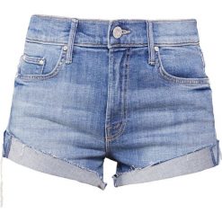 Bermudy damskie: Mother RASCAL SLIT FLIP Szorty jeansowe blue denim