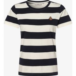 Minimum - T-shirt damski – Gabriella, niebieski. Niebieskie t-shirty damskie Minimum, xs, z haftami, bez kołnierzyka. Za 179,95 zł.