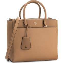 Torebki klasyczne damskie: Torebka TORY BURCH – Robinson Double-Zip Tote 46332 Cardamom/Royal Navy 243