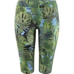 Legginsy kąpielowe bonprix zielony z nadrukiem. Zielone stroje kąpielowe damskie marki bonprix, z nadrukiem. Za 79,99 zł.