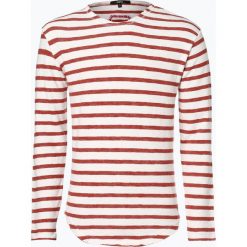 Tigha - Sweter męski – Alister, biały. Białe swetry męskie Tigha, s, w prążki. Za 379,95 zł.