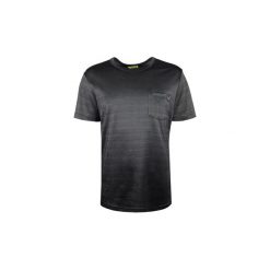 T-shirty z krótkim rękawem Versace Jeans B3GOA7S1 OUP600. Czarne t-shirty męskie Versace Jeans, s, bez wzorów, z jeansu, bez kołnierzyka, krótkie. Za 299,00 zł.