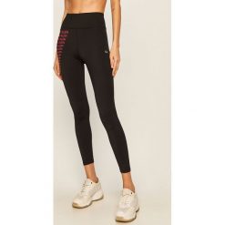 Calvin Klein Performance - Legginsy. Czarne spodnie damskie Calvin Klein Performance, s, z nadrukiem, z elastanu. Za 249,90 zł.