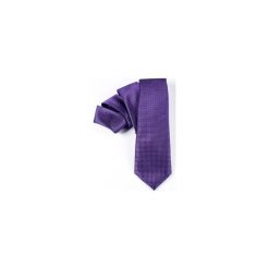 KRAWAT JEDWABNY VIOLET SILK. Fioletowe krawaty męskie marki R3s men's accessories, z jedwabiu. Za 99,00 zł.