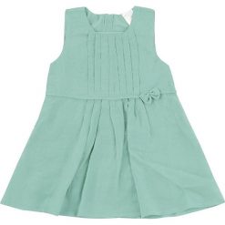 Sukienka "Summer Styles" w kolorze miętowym. Zielone sukienki niemowlęce Jacky, bez wzorów, bez rękawów, midi, rozkloszowane. W wyprzedaży za 49,95 zł.