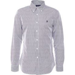 Polo Ralph Lauren SLIM FIT Koszula black/white hai. Czarne koszulki polo męskie Polo Ralph Lauren, xxl, bez wzorów, z bawełny, polo, bez rękawów. W wyprzedaży za 351,20 zł.