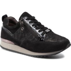 Sneakersy CAPRICE - 9-23600-23 Black Zebra Co 091. Czarne półbuty damskie Caprice, ze skóry. W wyprzedaży za 229,00 zł.