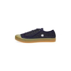 Buty G-Star Raw D04354 F011 ROVULC ROEL LOW. Niebieskie trampki męskie G-Star RAW, bez wzorów, retro, bez zapięcia. Za 248,61 zł.