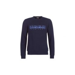 Bluzy Napapijri BEVORA. Niebieskie bluzy męskie Napapijri, xl, bez wzorów, bez kołnierzyka, bez rękawów, bez kaptura. Za 335,20 zł.