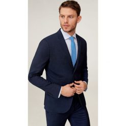 Mango Man - Marynarka Paulo. Niebieskie garnitury męskie Mango Man, bez wzorów, z elastanu, eleganckie. Za 449,90 zł.