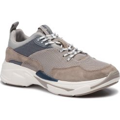Sneakersy PEPE JEANS - Sinyu Men PMS30552 Sand 847. Szare sneakersy męskie Pepe Jeans, na co dzień, bez wzorów, z jeansu, bez zapięcia. W wyprzedaży za 189,00 zł.