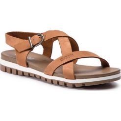 Sandały BIG STAR - DD274968 Brown. Pomarańczowe klapki damskie marki BIG STAR, bez wzorów, ze skóry ekologicznej, bez obcasa. Za 159,00 zł.