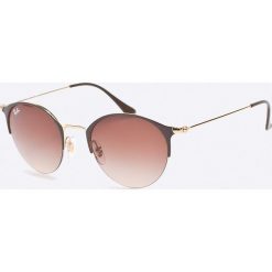 Ray-Ban - Okulary. Pomarańczowe okulary przeciwsłoneczne damskie marki Ray-Ban, okrągłe. Za 599,90 zł.