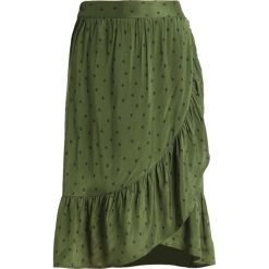 Spódniczki: Vila VISADIA FLOUNCE SKIRT Spódnica z zakładką chive