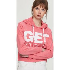 Bluza z kapturem - Różowy. Czerwone bluzy z kapturem damskie marki Sinsay, l. Za 49,99 zł.