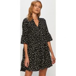 Vero Moda - Sukienka. Zielone sukienki damskie Vero Moda, na co dzień, s, bez wzorów, z bawełny, casualowe, bez kołnierzyka, bez rękawów, mini, proste. Za 149,90 zł.