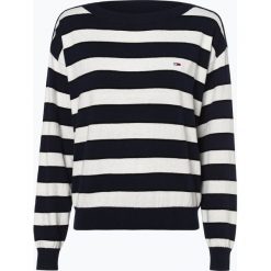 Tommy Jeans - Sweter damski, niebieski. Swetry damskie Tommy Jeans. Za 249,95 zł.