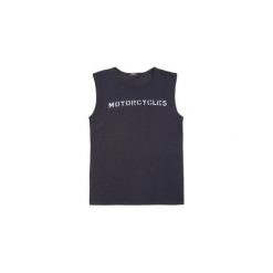 T-shirty męskie: t-shirt bez rękawów męski z nadrukiem