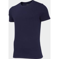 T-shirt męski TSM600 - granat - Outhorn. Pomarańczowe koszulki męskie Outhorn, m. W wyprzedaży za 19,99 zł.
