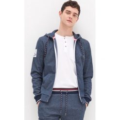 Rozpinana bluza z kapturem - Granatowy. Niebieskie bluzy męskie House, s, bez wzorów, z kapturem, bez rękawów, z kapturem. Za 79,99 zł.