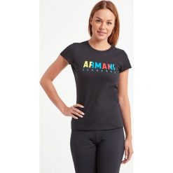T-SHIRT ARMANI EXCHANGE. T-shirty damskie Armani Exchange, l, bez wzorów, bez kołnierzyka. Za 299,00 zł.