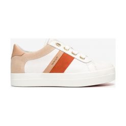 Gant Avona Tenisówki Biały. Białe trampki i tenisówki damskie GANT, bez wzorów, ze skóry, bez zapięcia. Za 481,95 zł.