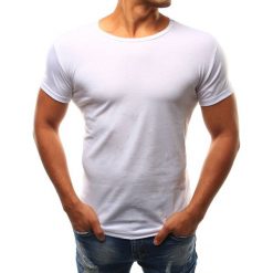 T-shirty męskie: T-shirt męski biały (rx2571)