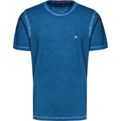 T-shirt C.P. COMPANY I.C.E. Niebieskie t-shirty męskie CP Company, bez wzorów, z bawełny, retro, z okrągłym kołnierzem. Za 440,00 zł.