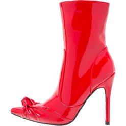 Botki damskie lity: Public Desire SONNET Botki na obcasie red