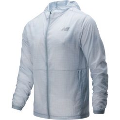 NEW BALANCE > MJ01238LSL. Pomarańczowe kurtki sportowe męskie New Balance, m, bez wzorów, z nylonu, długie, bez kaptura, do biegania. Za 399,99 zł.