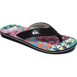Quiksilver Japonki Molokai Layback Black/Blue. Niebieskie kapcie męskie Quiksilver, bez wzorów. Za 66,00 zł.