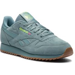 Buty Reebok - Cl Leather Mu DV3934 Teal Fog/Neon Lime/Lee. Niebieskie sneakersy męskie Reebok, na co dzień, bez wzorów, ze skóry, bez zapięcia. Za 379,00 zł.
