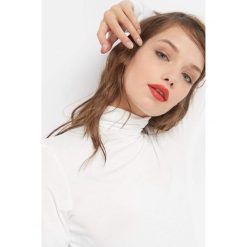 Koszulka basic z golfem. Czarne t-shirty damskie Orsay, xs, z dzianiny, z golfem. Za 39,99 zł.
