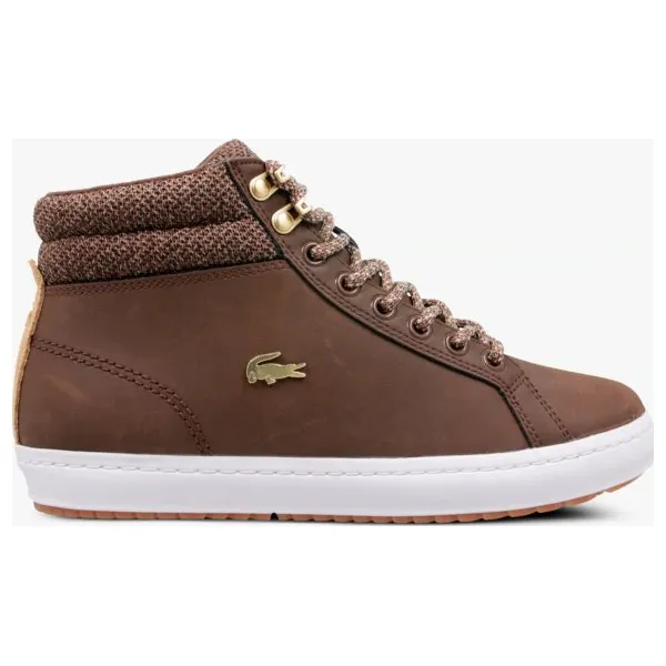 Lacoste Straightset Insulatec3182 buty damskie, brązowy, rozmiar 36. Pomarańczowe buty sportowe damskie Lacoste, bez wzorów, ze skóry, sportowe, thinsulate. W wyprzedaży za 314,49 zł.