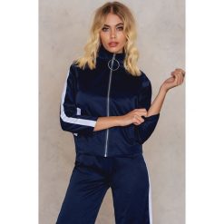 Bomberki damskie: Moves Kurtka Hilleborg - Blue,Multicolor,Navy