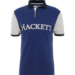 Hackett London Koszulka polo multicolor. Niebieskie koszulki męskie marki Hackett London, xl, bez wzorów, z bawełny, polo, bez rękawów. Za 549,00 zł.