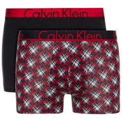 Komplet 2 par bokserek Calvin Klein Underwear 000NB1414A. Bokserki męskie Calvin Klein Underwear, bez wzorów, z elastanu. W wyprzedaży za 119,00 zł.