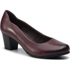 Półbuty JANA - 8-22404-23 Bordeaux 549. Czerwone półbuty damskie Jana, bez wzorów, ze skóry, eleganckie, bez obcasa, na obcasie, bez zapięcia. Za 199,00 zł.