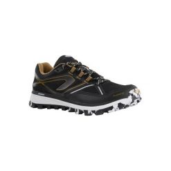 Buty Do Biegania Męskie Trail Kiprun Mt Czarno-Brązowe. Czarne buty sportowe męskie KALENJI, z poliesteru, bez zapięcia, do biegania. Za 279,99 zł.