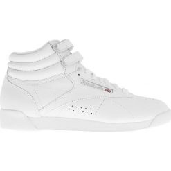 Reebok - Buty F/S HI. Białe buty sportowe damskie Reebok, bez wzorów, ze skóry, sportowe. W wyprzedaży za 259,90 zł.