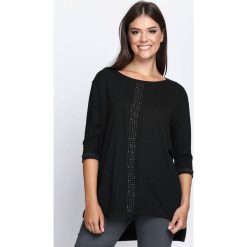Bluzki damskie: Czarna Bluzka Inflow