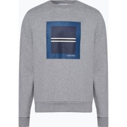 Calvin Klein - Męska bluza nierozpinana, szary. Szare bluzy męskie Calvin Klein, s, bez wzorów, bez kołnierzyka, bez rękawów, bez kaptura. Za 449,95 zł.