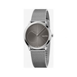 Calvin Klein Minimal Zegarek Srebrny. Szare zegarki damskie Calvin Klein, srebrne. Za 1015,95 zł.