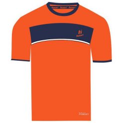 Koszulki sportowe męskie: Huari Koszulka męska Qwest T-shirt Red Orange/medieval Blue r. L