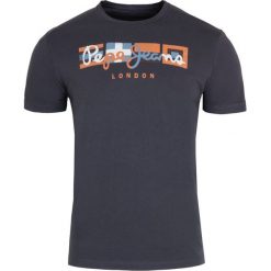 T-shirt Pepe Jeans. Szare t-shirty męskie Pepe Jeans, na lato, m, bez wzorów, z jeansu, bez kołnierzyka. Za 99,00 zł.