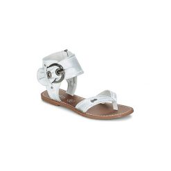 Sandały LPB Shoes THALIE. Szare sandały damskie marki LPB Shoes, bez wzorów, bez obcasa, bez zapięcia. Za 149,00 zł.