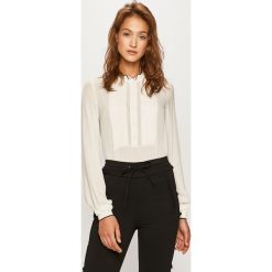 Twinset - Bluzka. Czarne bluzki damskie Twinset, na co dzień, bez wzorów, z elastanu, eleganckie, ze stójką, z długim rękawem. W wyprzedaży za 459,90 zł.