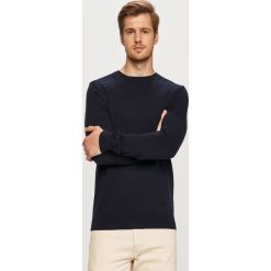 Selected - Sweter. Szare swetry męskie Selected, s, bez wzorów, z bawełny, z okrągłym kołnierzem, bez kaptura. Za 169,90 zł.