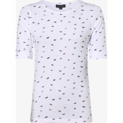 Franco Callegari - T-shirt damski, biały. Białe t-shirty damskie Franco Callegari, bez wzorów, bez kołnierzyka. Za 89,95 zł.