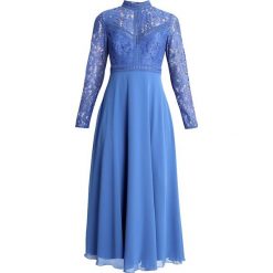 Little Mistress Długa sukienka azure blue. Niebieskie długie sukienki marki Little Mistress, z materiału, z długim rękawem. Za 399,00 zł.